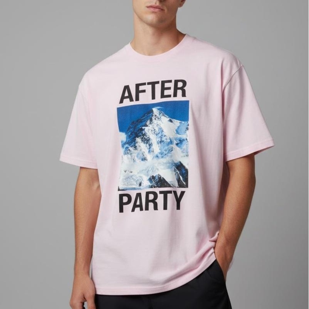 Mountain Graphic Tee Pink XL Streetwear